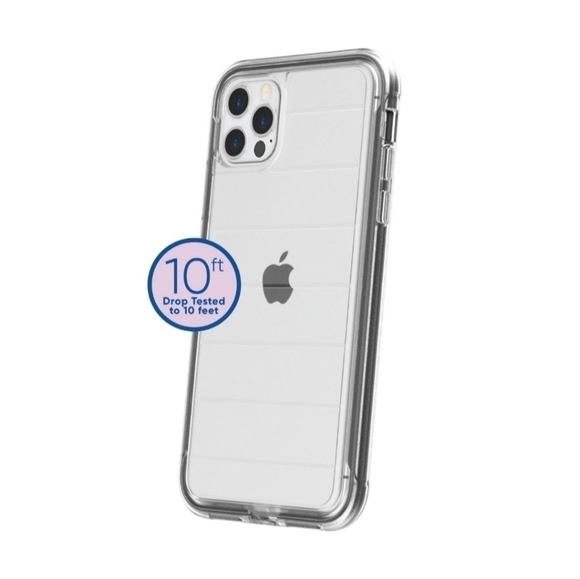 NWT Onn. Slim Rugged IPhone 12 Pro Max Clear Case - Picture 2 of 11